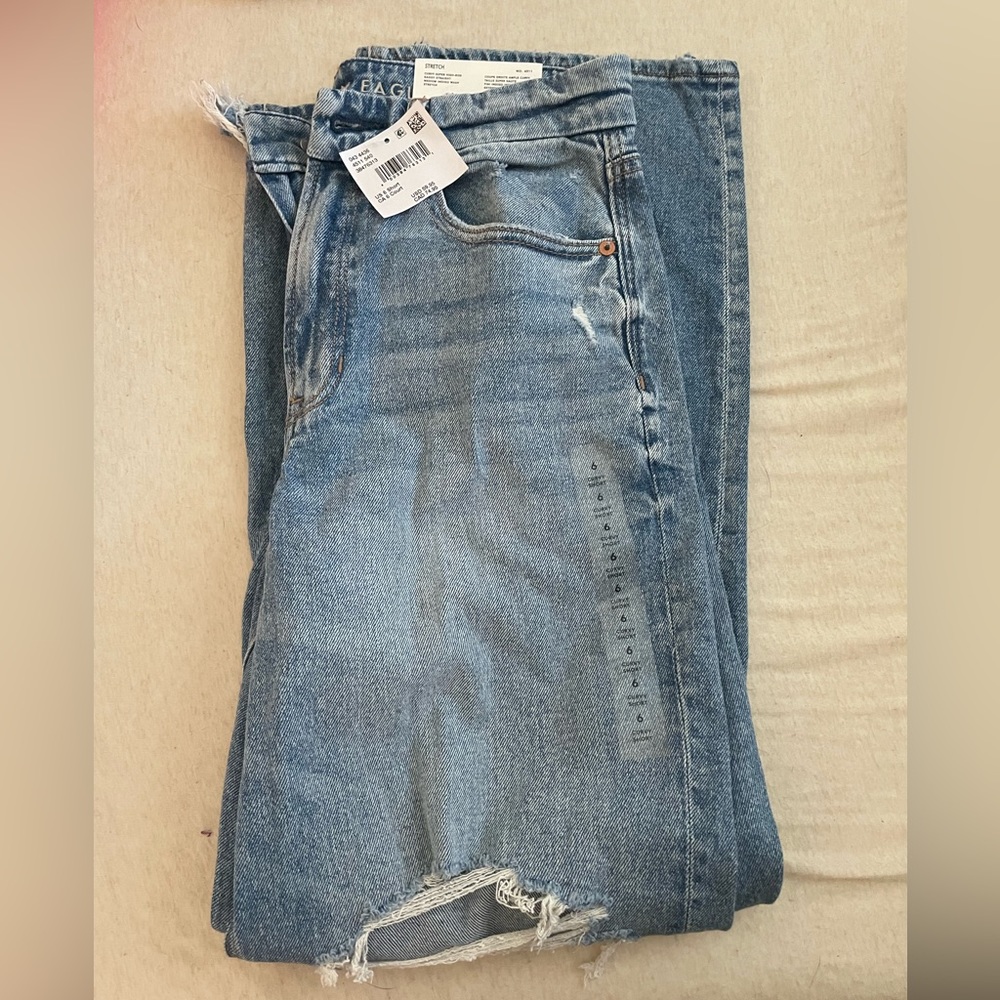 American Eagle Curvy Baggy Jeans High Rise